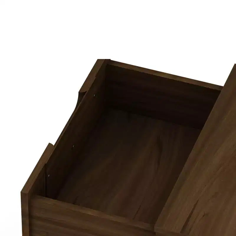 GDFStudio Rockefeller Mid-Century Modern Wooden 2-Drawer Nightstand