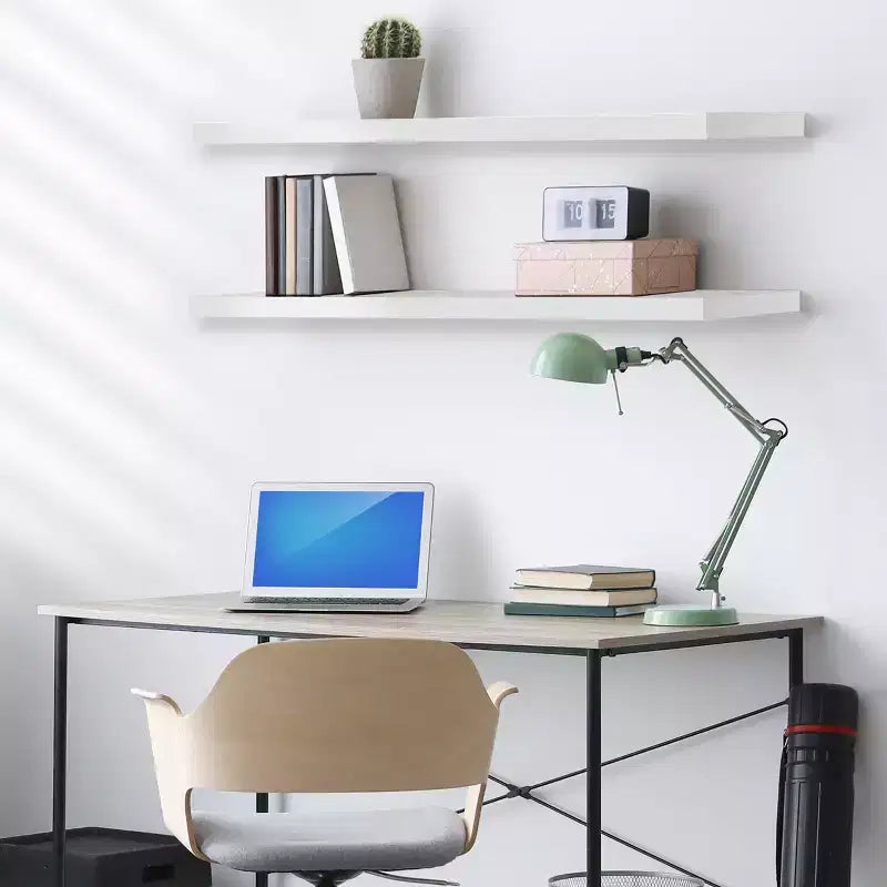 Sorbus 2 Pack 47 x 9.25 Inch Wall Mounted Floating Shelves - Stylish and Functional Storage