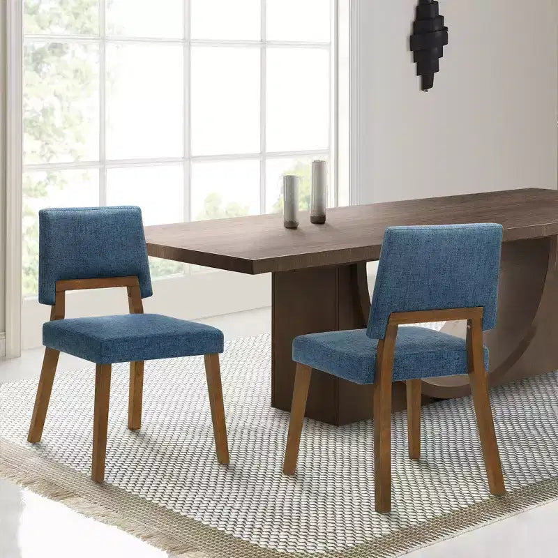 Channell Upholstered Wood Dining Chair - Set of 2