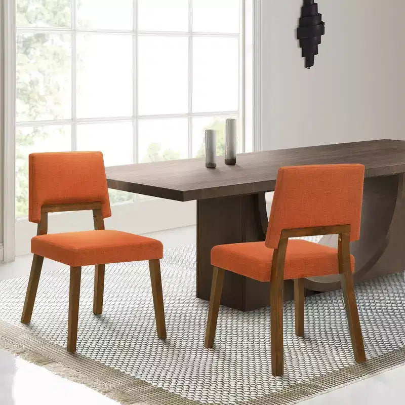 Channell Upholstered Wood Dining Chair - Set of 2