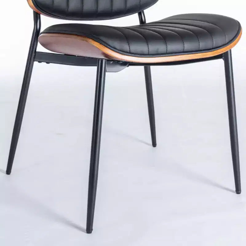 GDFStudio Sera Mid-Century Modern Upholstered Dining Chairs (Set of 2)