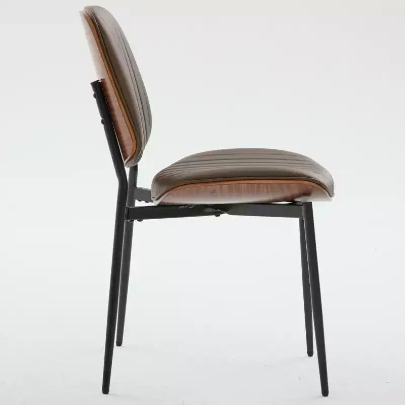 GDFStudio Sera Mid-Century Modern Upholstered Dining Chairs (Set of 2)