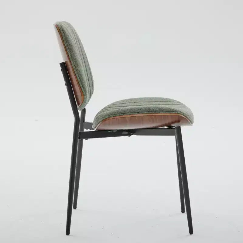 GDFStudio Sera Mid-Century Modern Upholstered Dining Chairs (Set of 2)