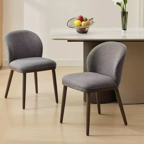 Dining Chairs Set of 2,Modern Upholstered Kitchen Chairs with Ergonomic Back, Dining Room Chairs with Wood Legs for Kitchen Dining Room Restaurant