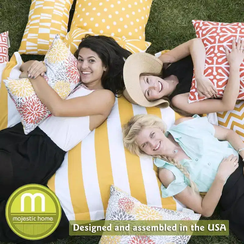 Majestic Home Goods Small Bean Bag Blooms