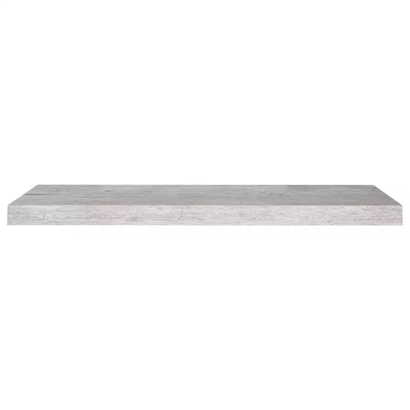 Wall Shelf Concrete grey Honeycomb MDF, metal 31.5 x 9.3 x 1.5 in