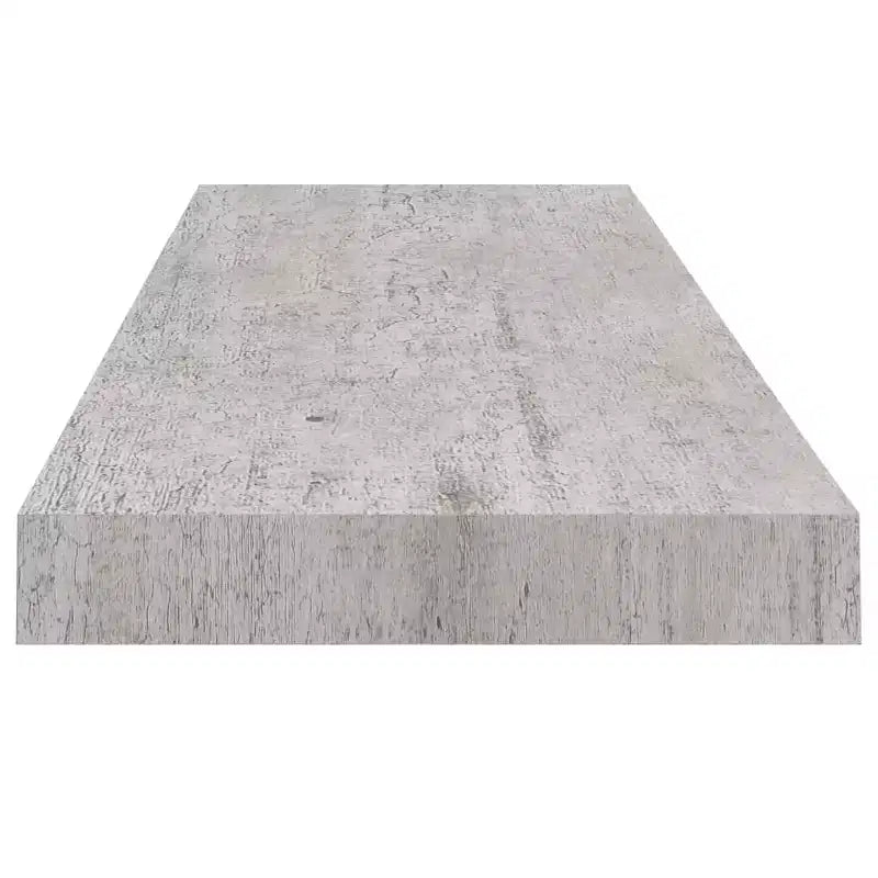 Wall Shelf Concrete grey Honeycomb MDF, metal 31.5 x 9.3 x 1.5 in