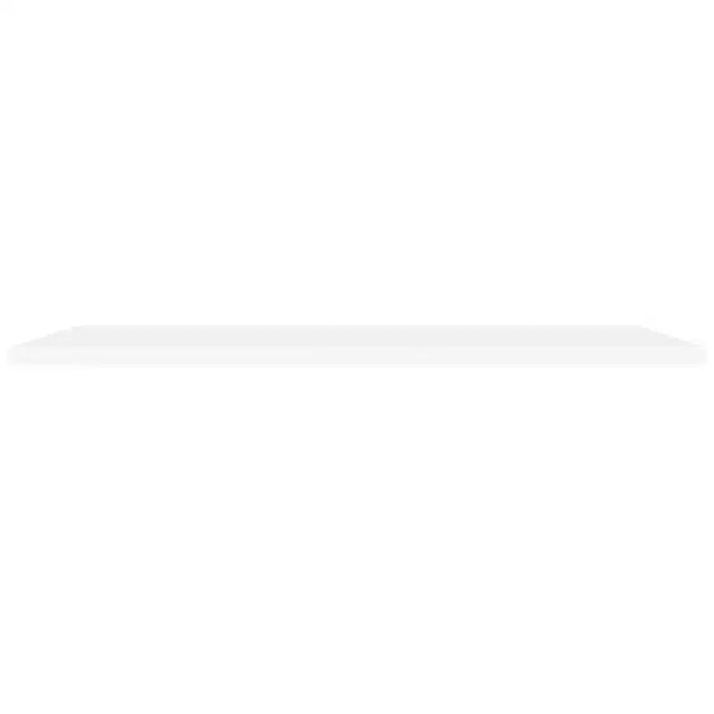 Wall Shelf Set of 2 White Honeycomb MDF, metal