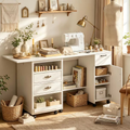 Table de couture avec rangement Table artisanale pliante