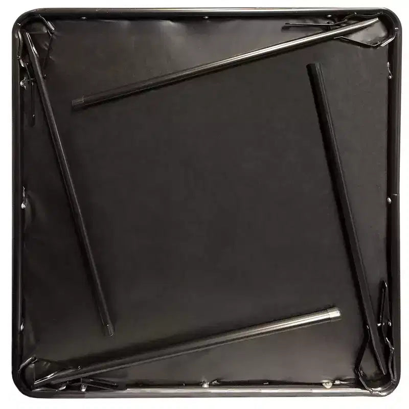 Peakform 34"x 34" Folding Card Table Black