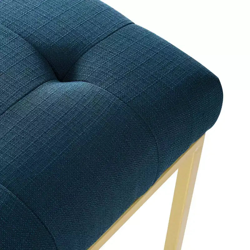 Privy Gold Stainless Steel Upholstered Fabric Dining Accent Chair - Modway