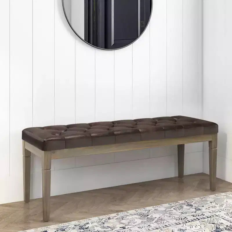 48 Hopewell Tufted Ottoman Bench - WyndenHall